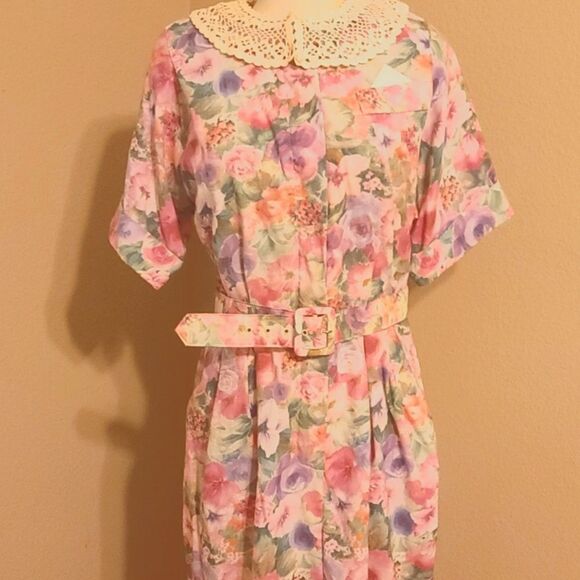 COPY - Vintage. Cottagecore Penbrooke Lane vintage dress 12 - Picture 1 of 10
